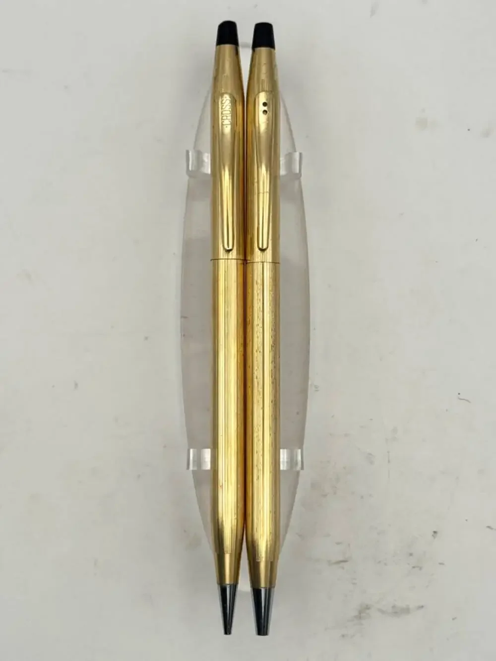 Cross 1/20 12kt Gold Filled Pen and Pencil Set - Minor Scuff